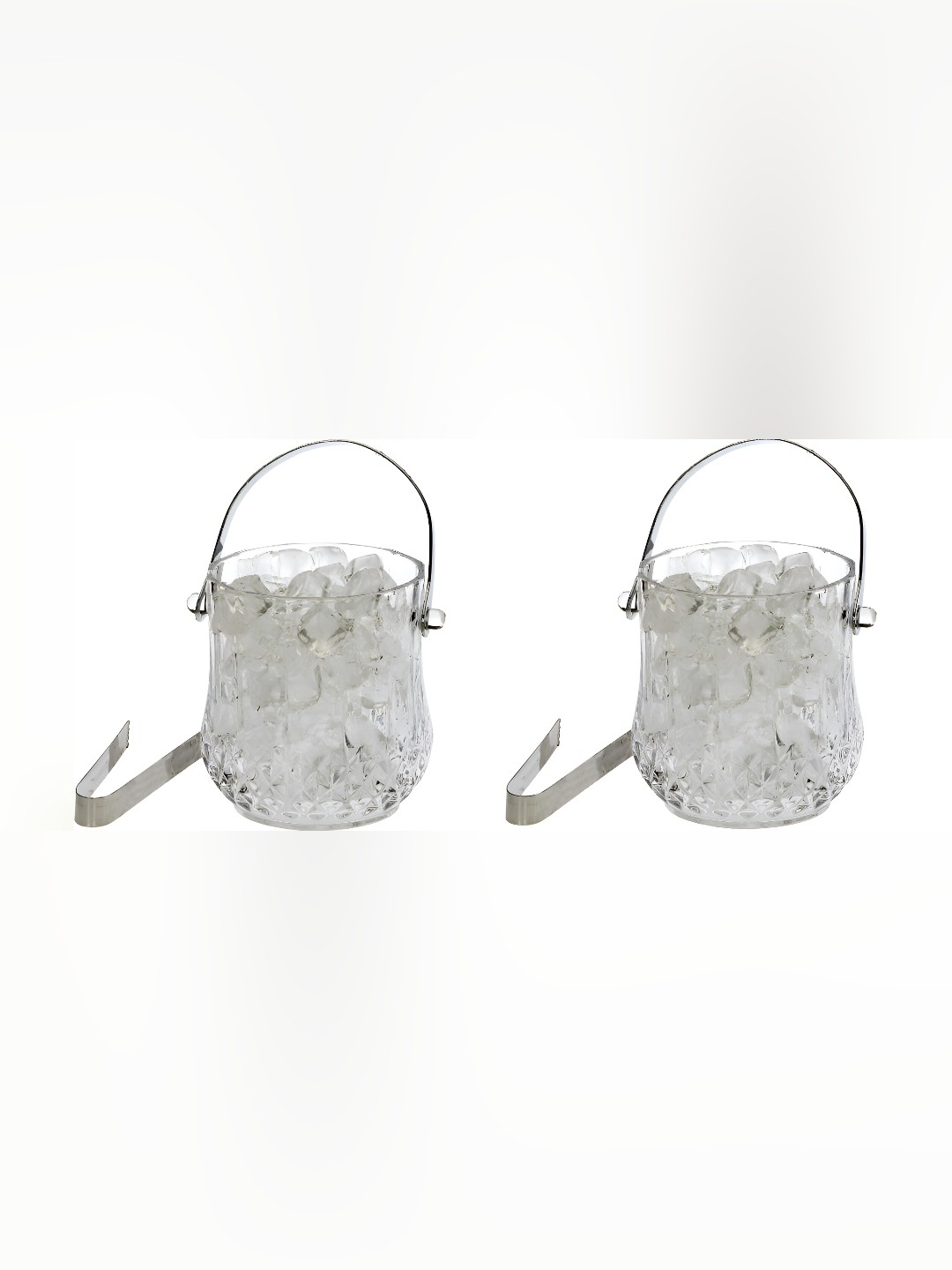 

Afast Transparent 2 Pcs Glass Ice Buckets 1L Each
