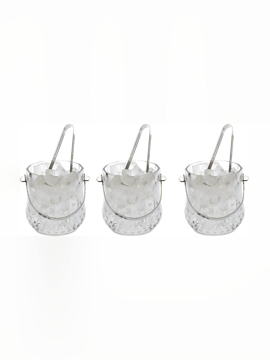 

Afast Transparent 3 Pcs Glass Ice Buckets 1L Each