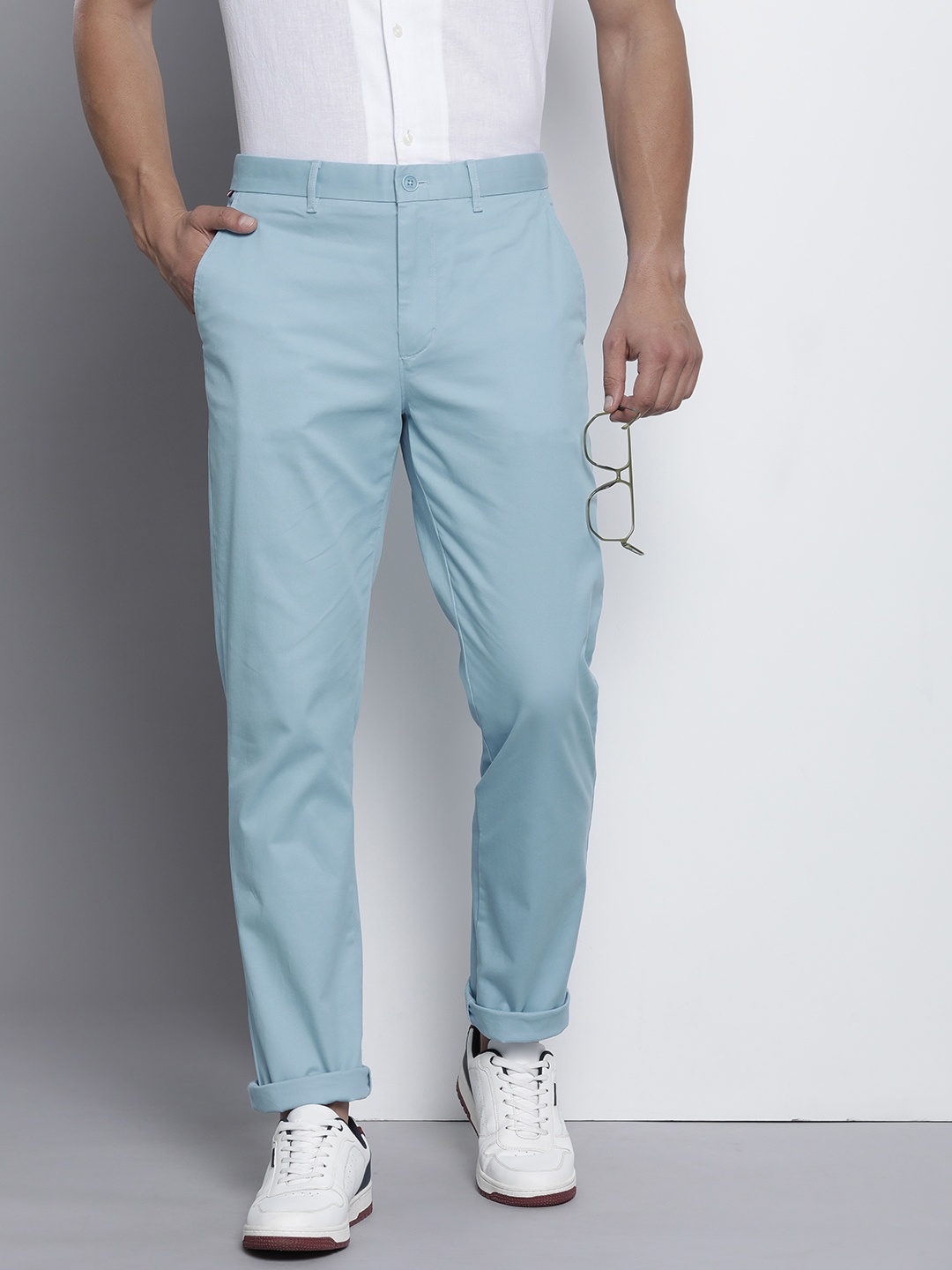

Tommy Hilfiger Men Chinos Trousers, Blue