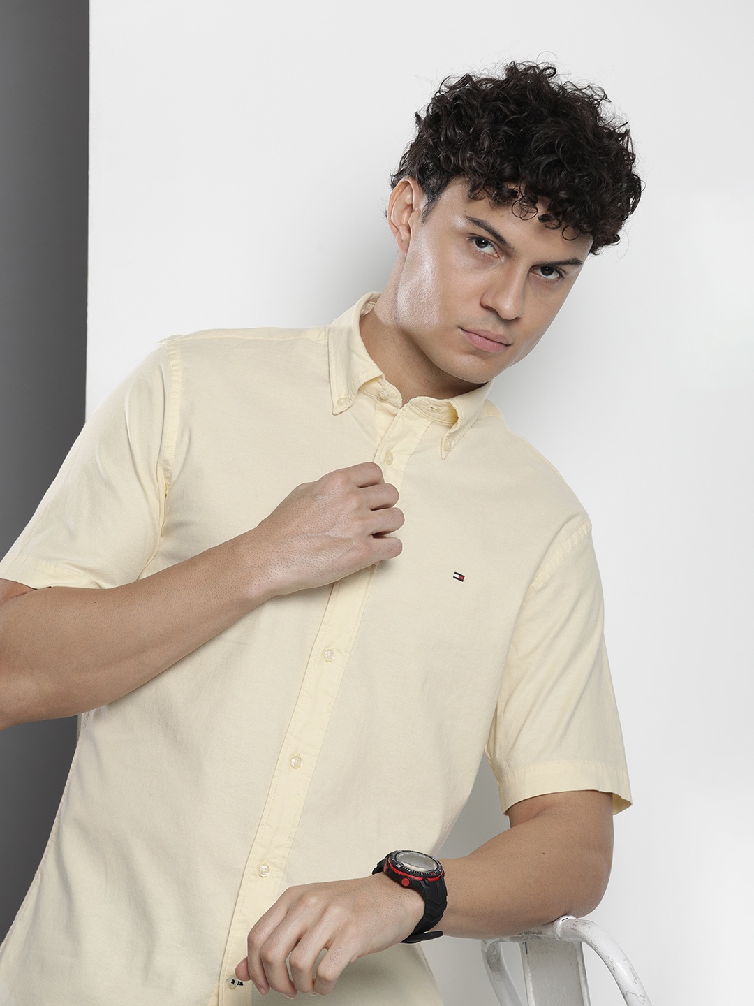 

Tommy Hilfiger Opaque Casual Shirt, Yellow