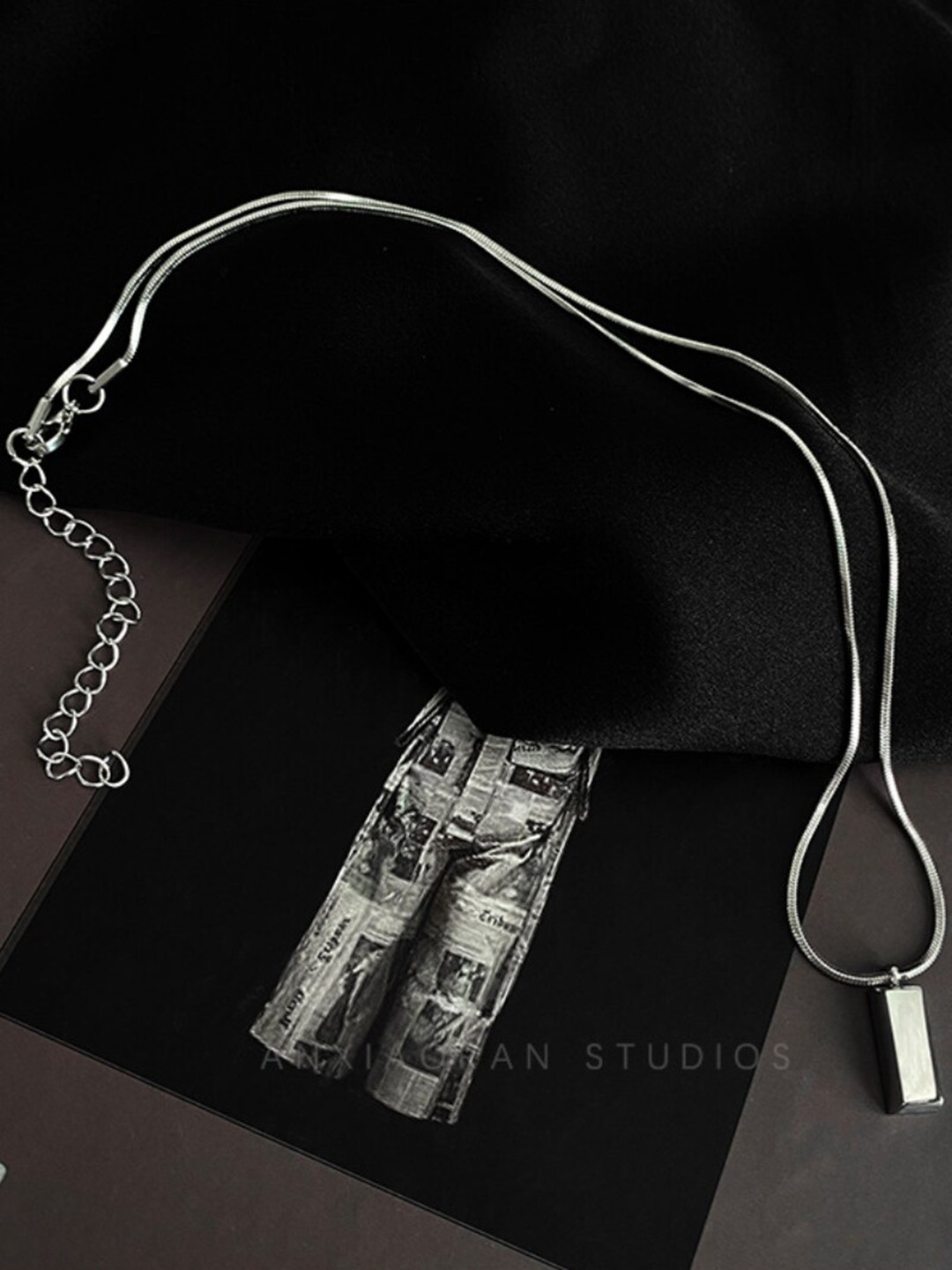

The Roadster Lifestyle Co. Stainless Steel Ball Drop Chain, Silver