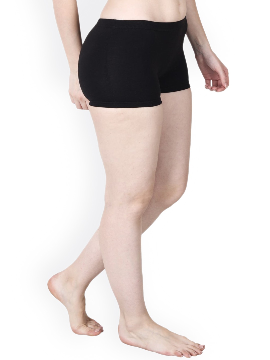 

GOCHIKKO Anti-Odour Mid-Rise Cotton Boy Shorts Briefs, Charcoal