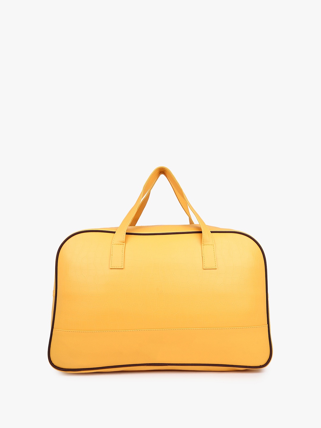 

Trenz Textured Duffel Bag, Yellow