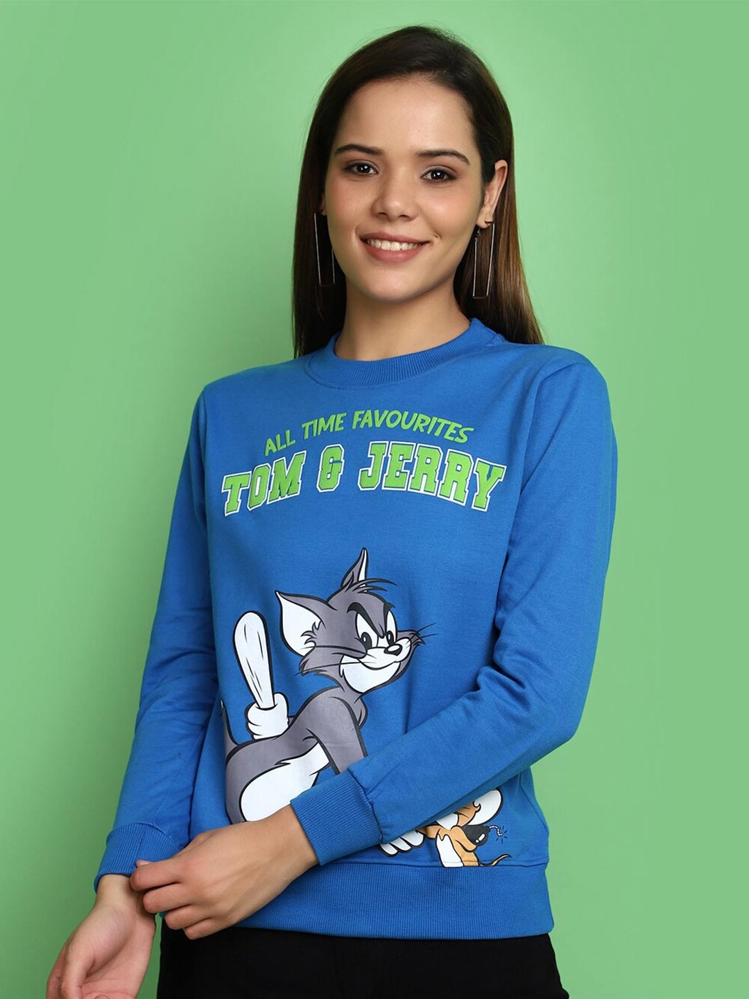 

V-Mart Typography Printed Sweatshirt, Blue