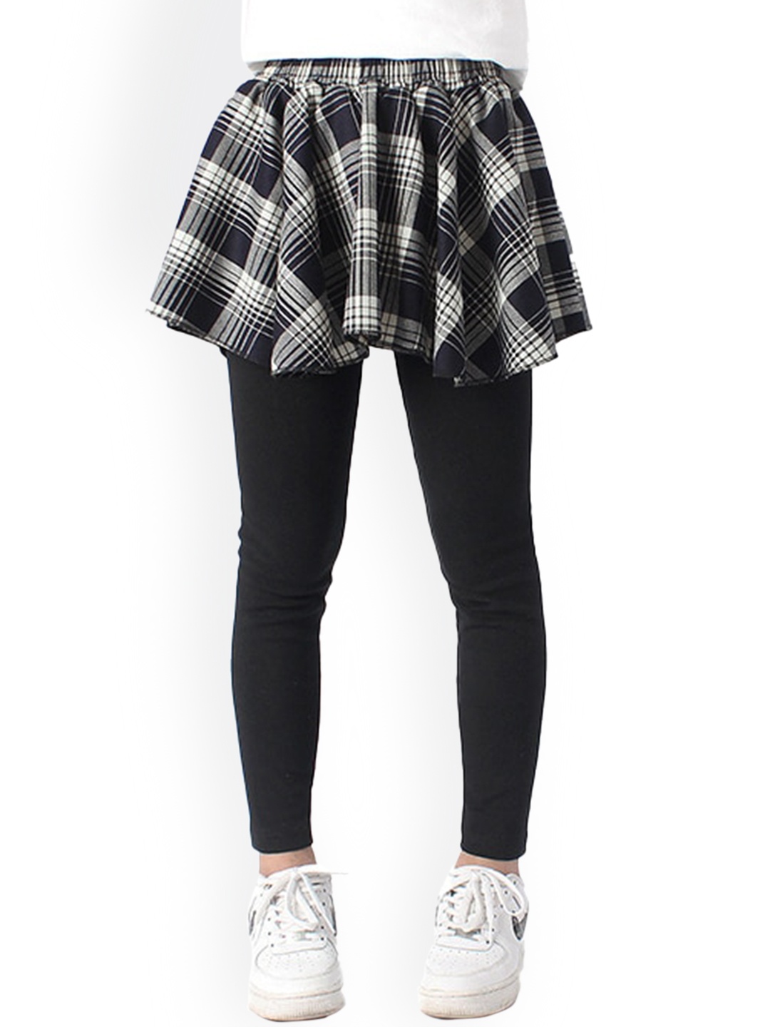 

StyleCast Girls Navy Blue High-Rise Easy Wash Trousers