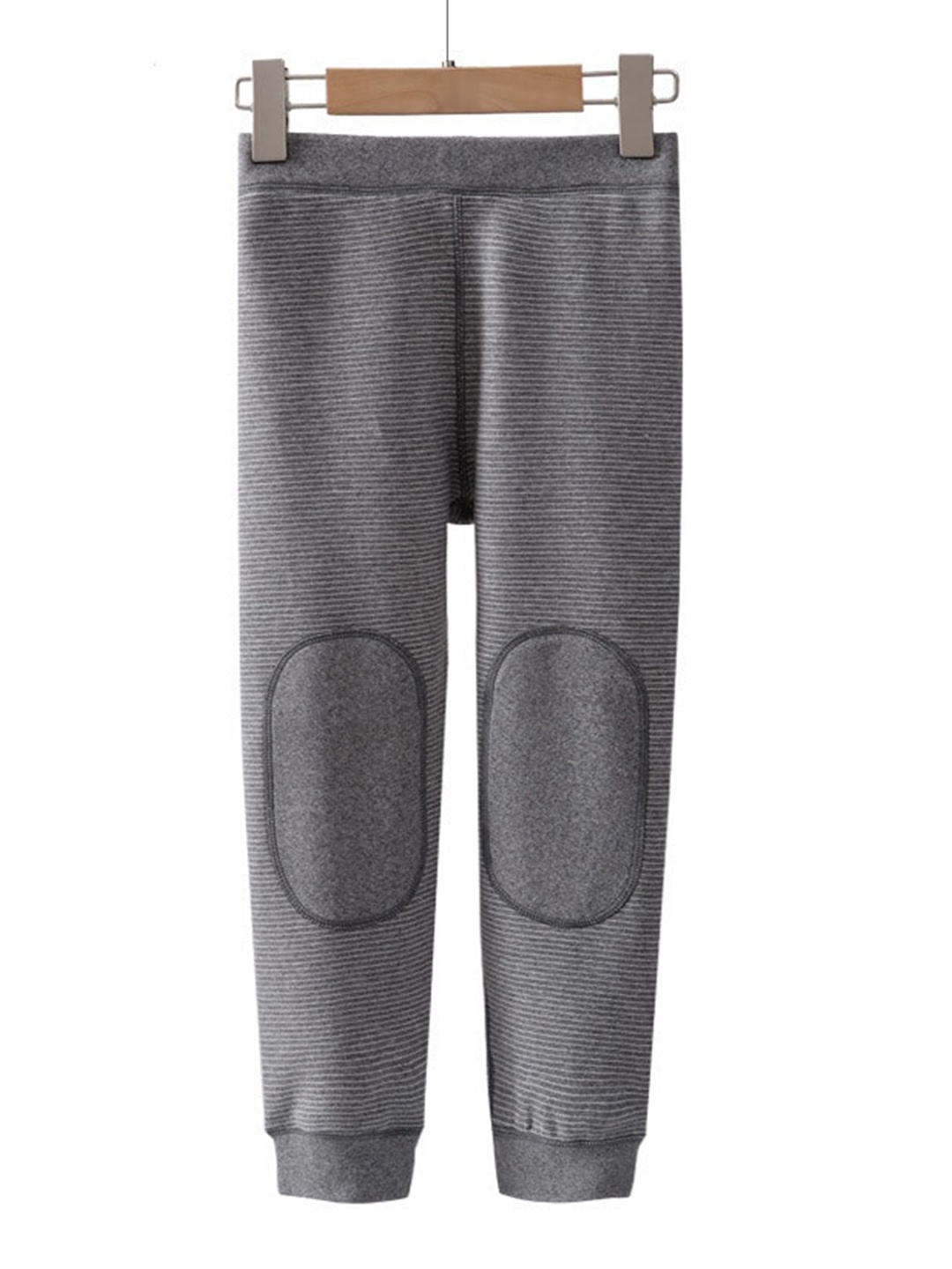 

StyleCast Boys Grey Striped High-Rise Easy Wash Joggers