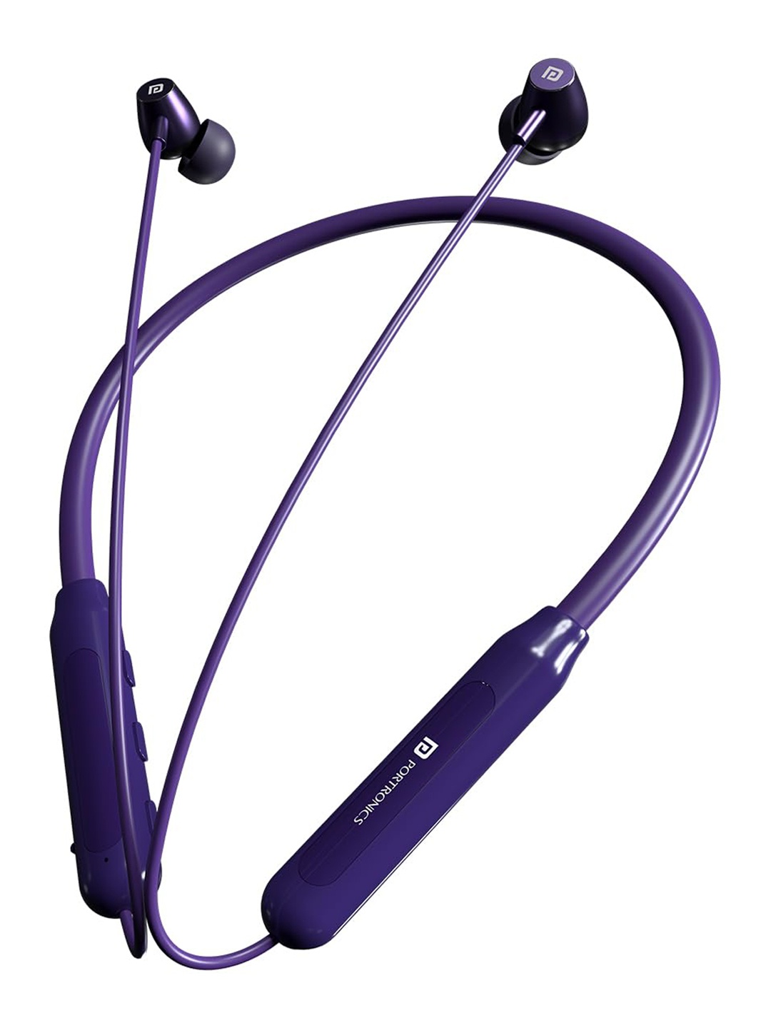 

Portronics Harmonics Z3 Bluetooth 5.3 Neckband In Ear Earphones With Mic, Blue