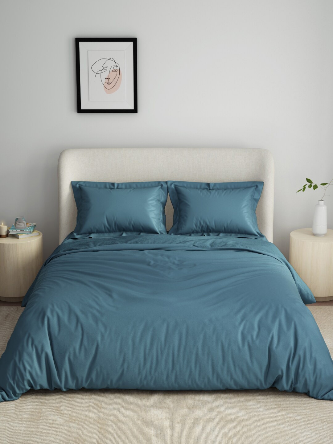 

SPACES Cushlon Blue AC Room 450 GSM Double Bed Fleece Blanket