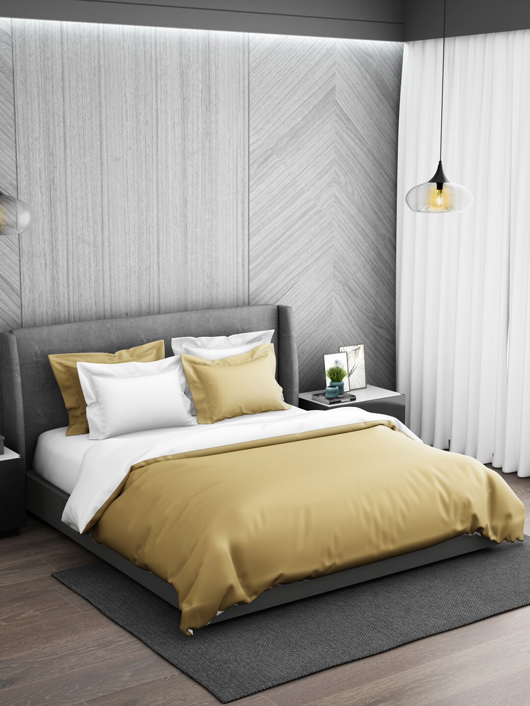 

SPACES Gold-Toned AC Room Double Bed Duvet