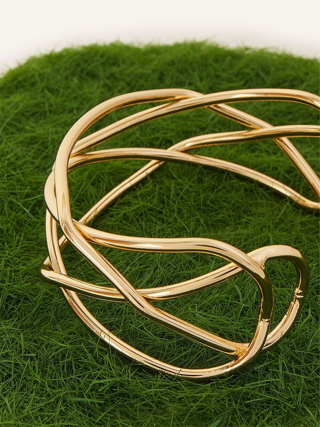 

Accessorize Metal Cuff Bracelet, Gold