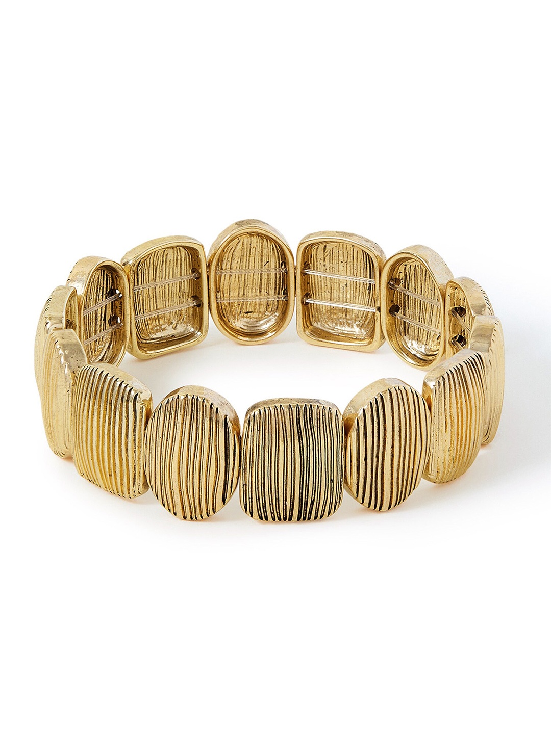 

Accessorize Elasticated Bracelet, Gold