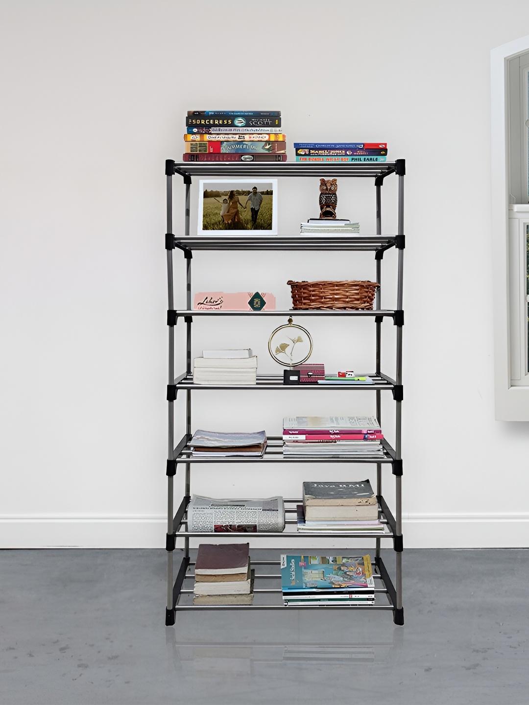 

Urban Choice Blue 7-Layer Rectangle Multi Purpose Rack