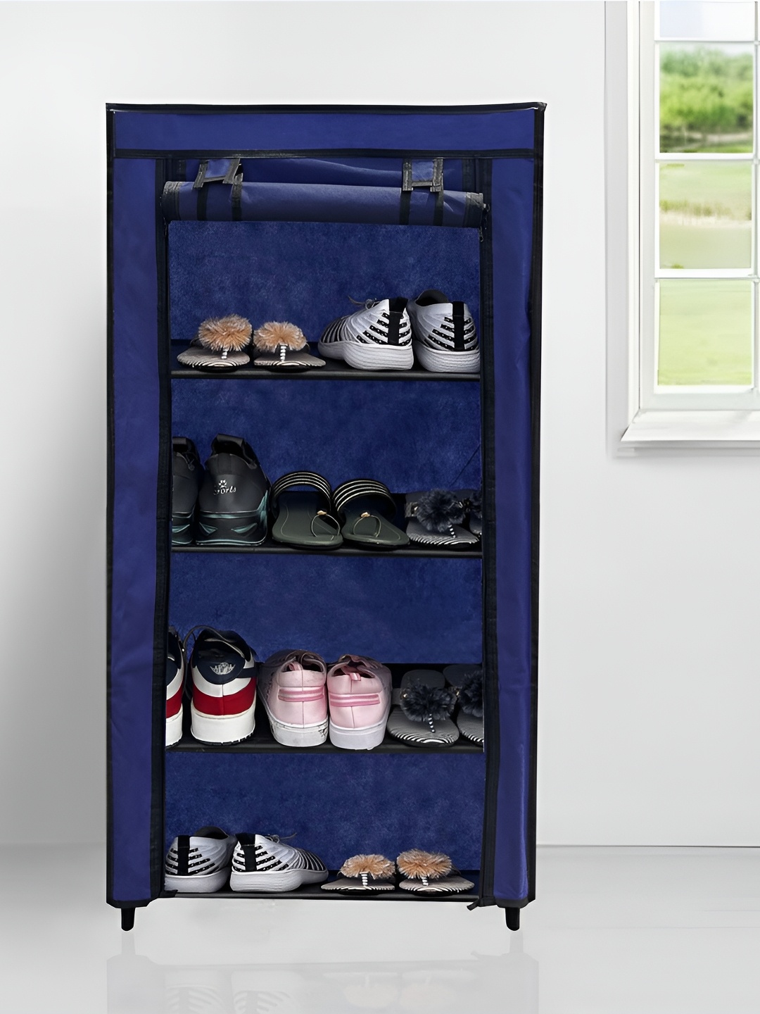 

Urban Choice Blue 6 Tier Rectangle Shoe Rack