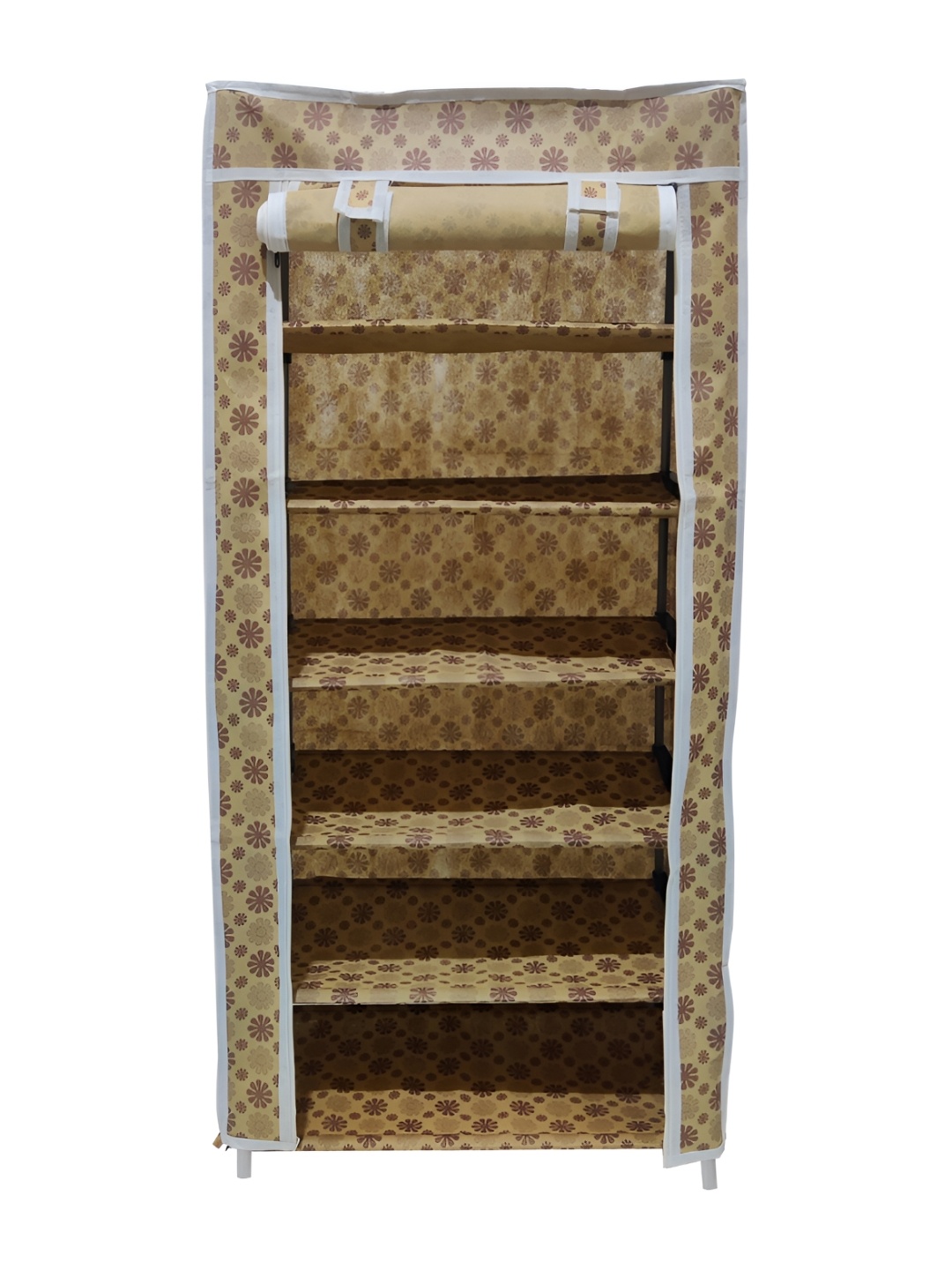 

Urban Choice Brown Printed 6 Tier Shoe Racks
