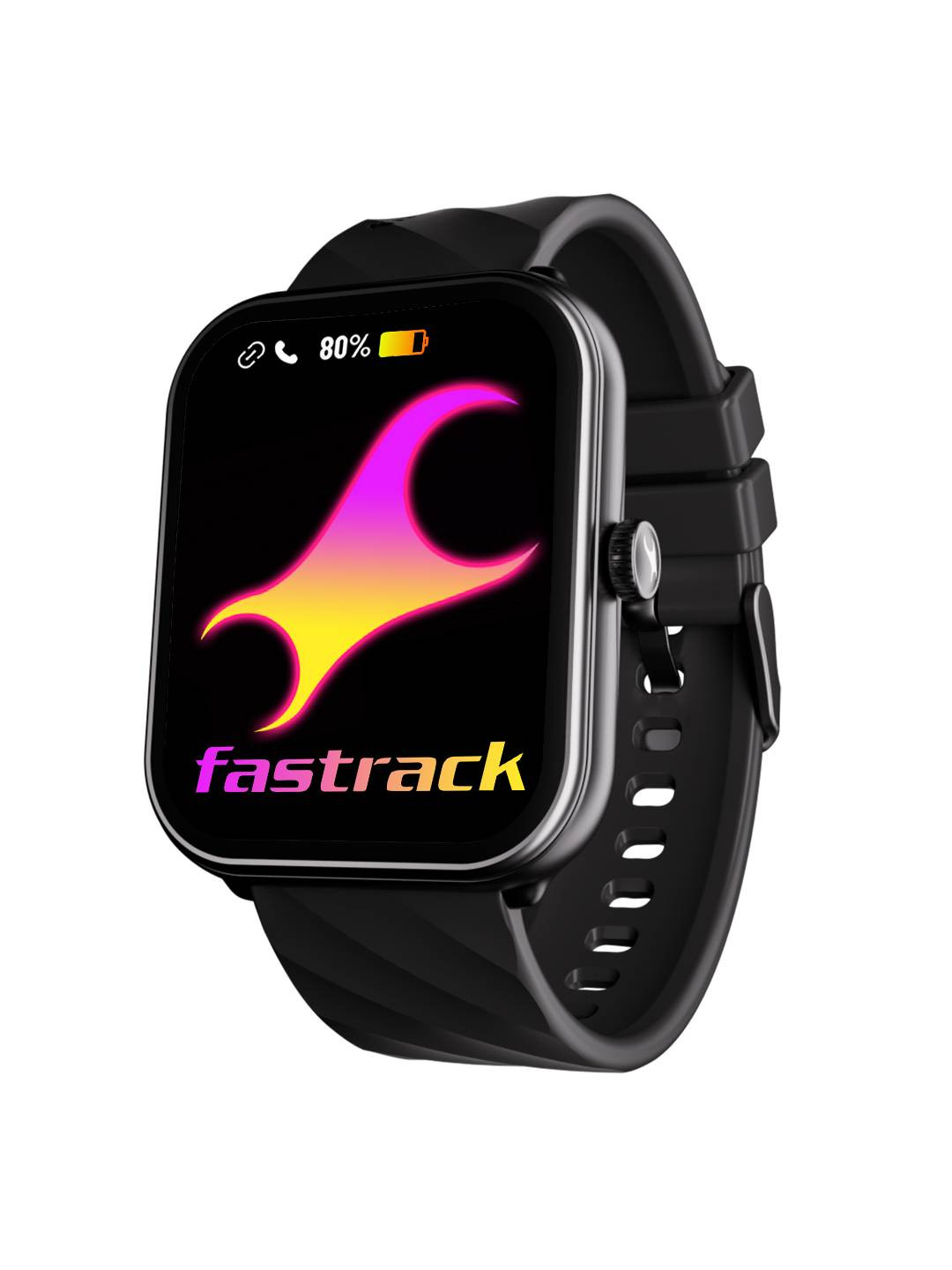 

Fastrack Z1 with 1.91" UltraVU HD Display Smartwatch With Single Sync BT Calling, Black