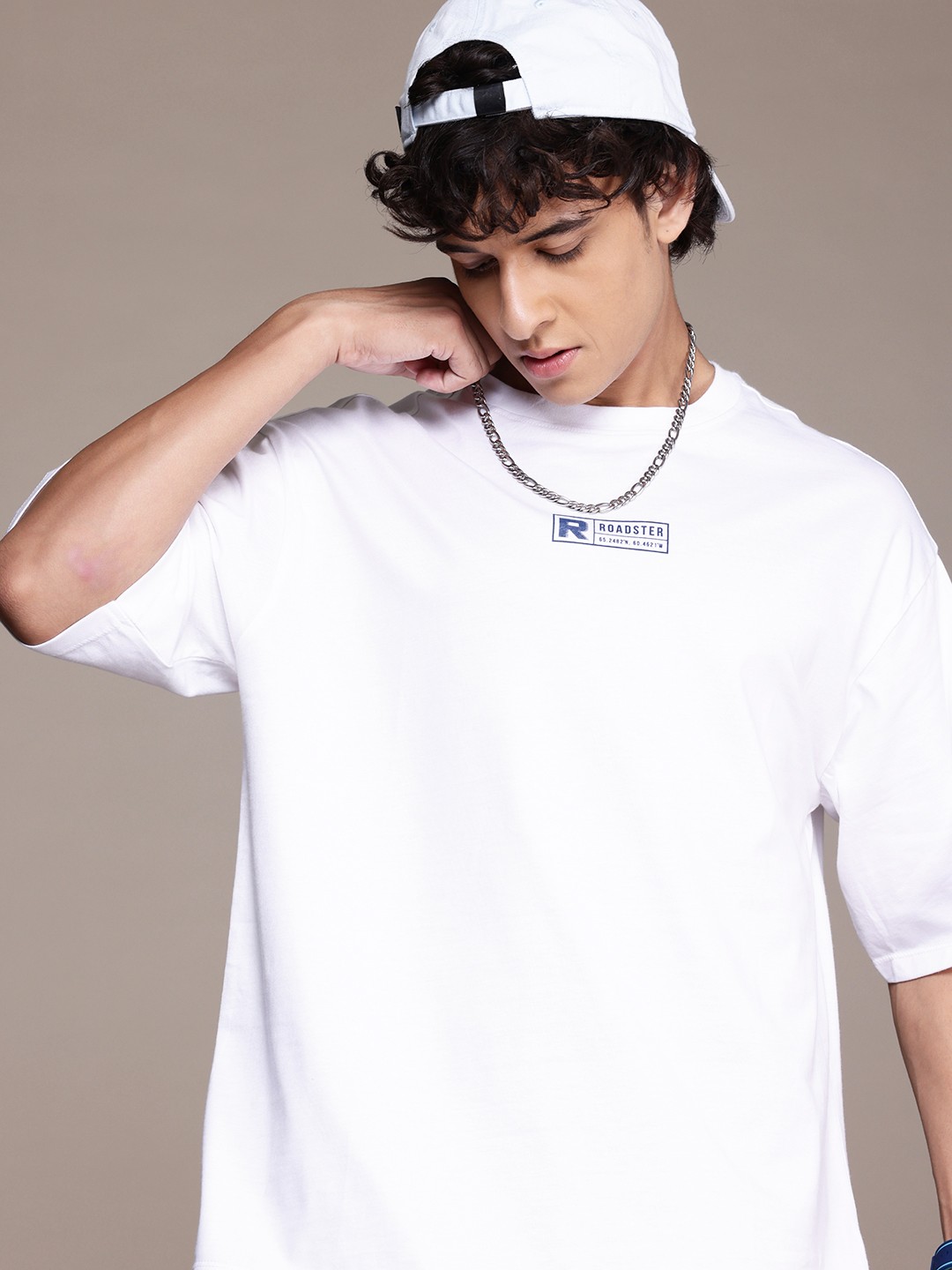 

The Roadster Lifestyle Co. Pure Cotton Relaxed T-shirt, White
