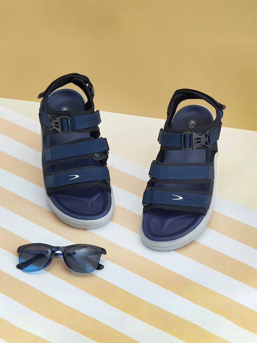 

Duke Men Multi Strap Sports Sandals, Navy blue
