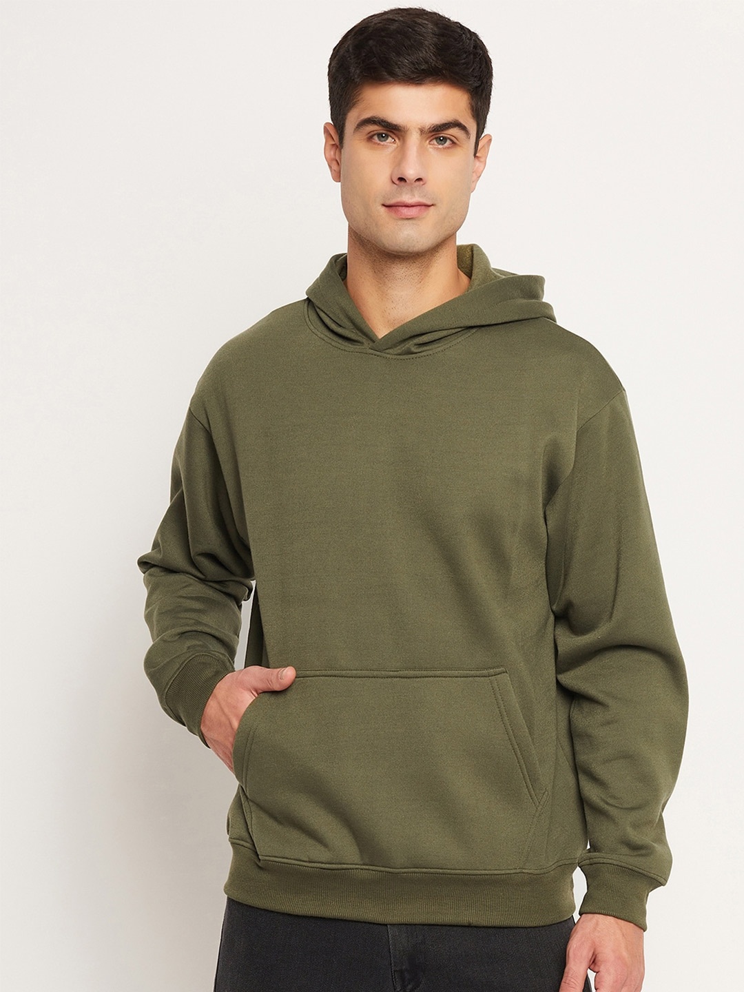 

STROP Hooded Fleece Sweatshirt, Olive