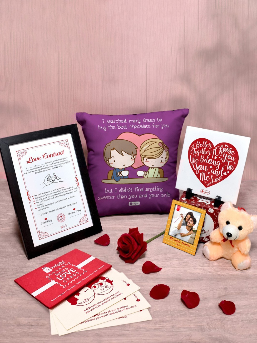 

Indigifts Purple & White Printed Ceramic Home Gift Sets