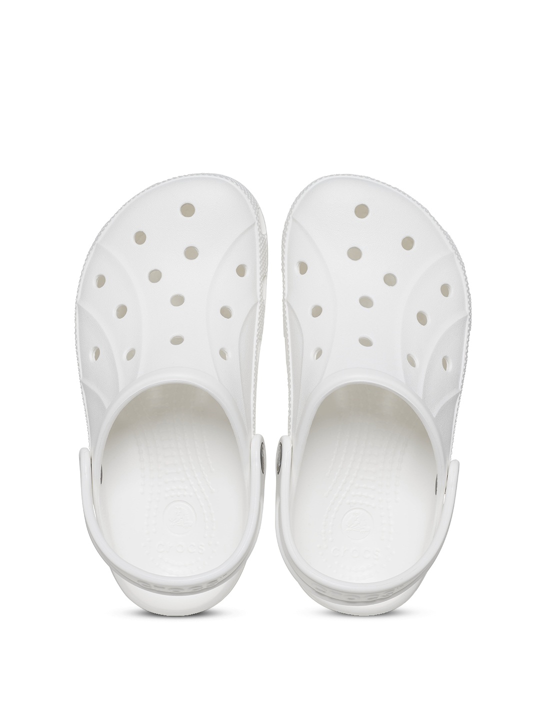 

Crocs Kids Round Toe Croslite Clogs, White