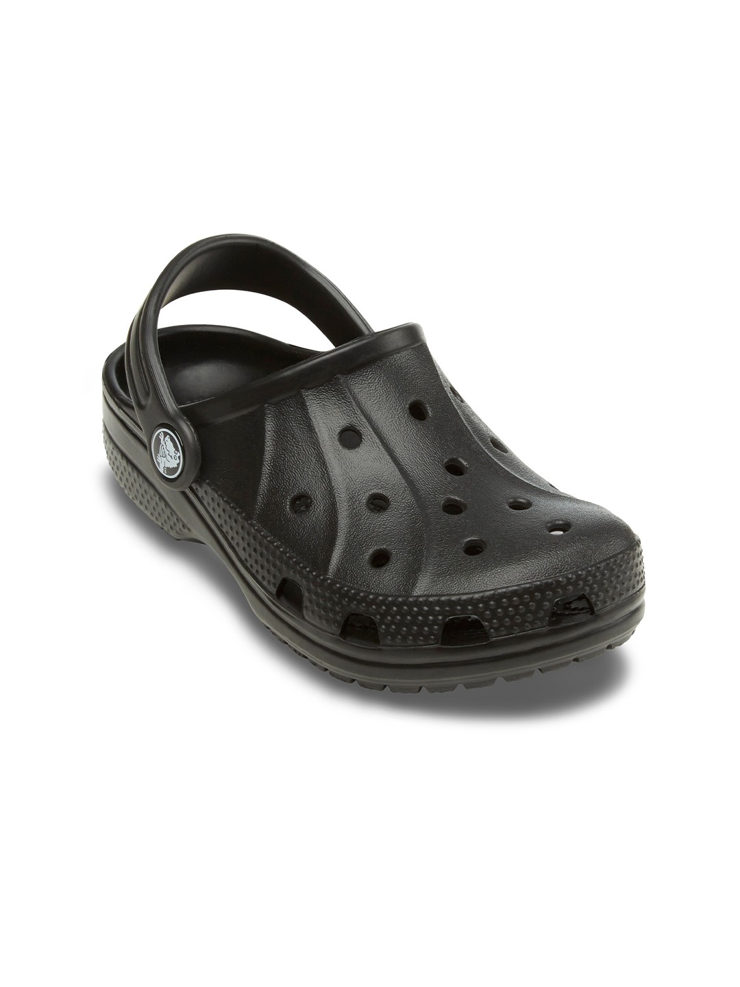 

Crocs Kids Round Toe Croslite Clogs, Black