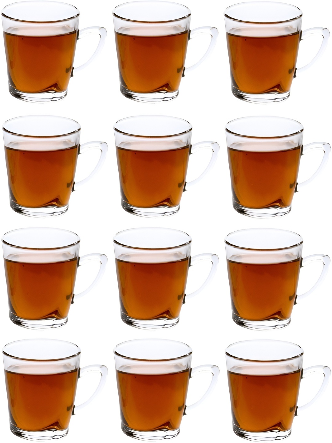 

Afast Transparent 12 Pieces Solid Glass Cups 170 Ml