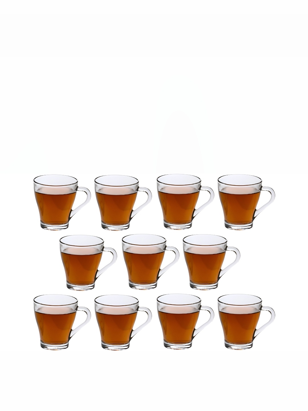 

Afast Transparent 11 Pieces Dishwasher Safe Glass Cups 240 Ml