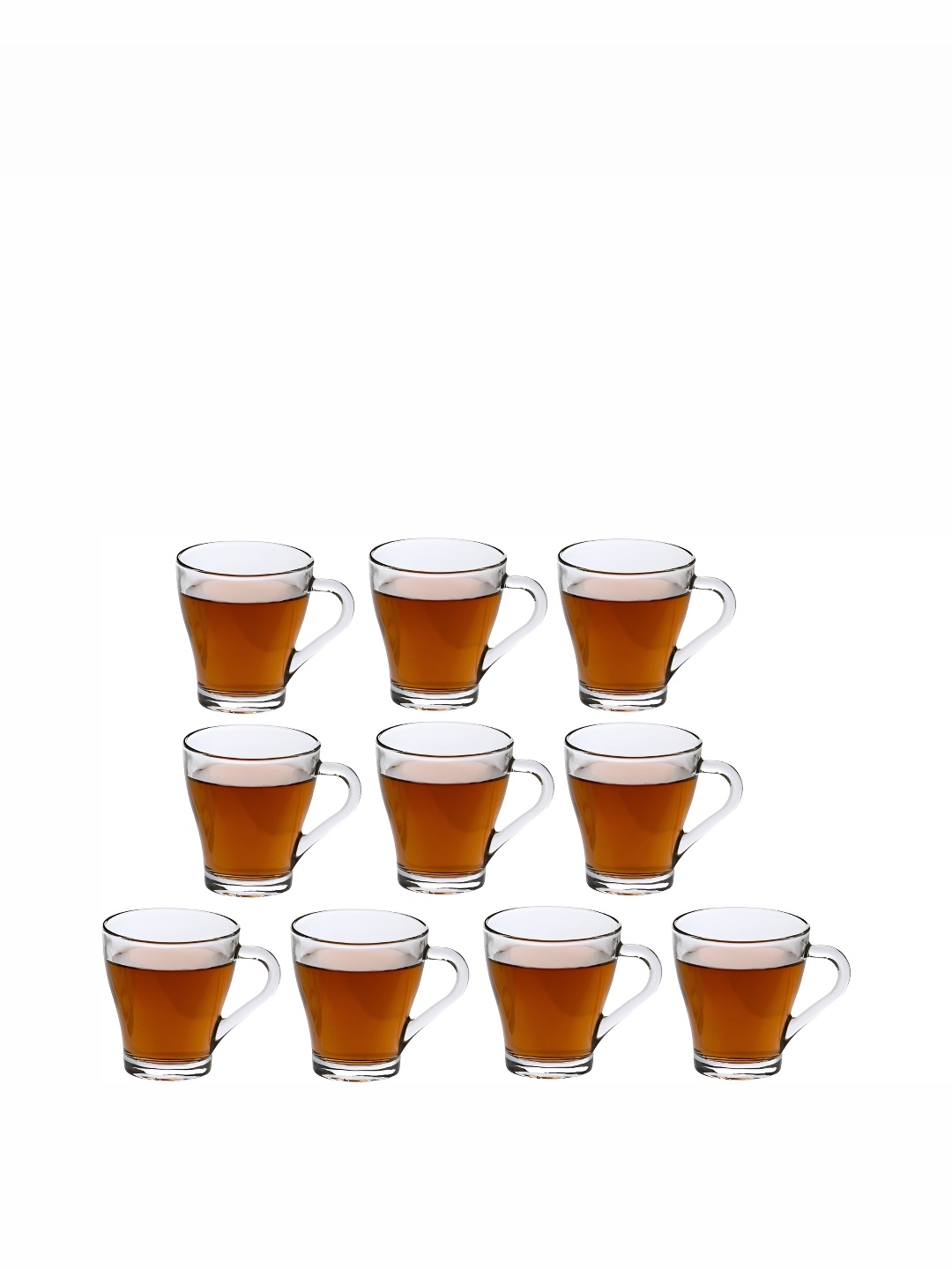 

Afast Transparent 10 Pieces Solid Glass Cups 240 ml