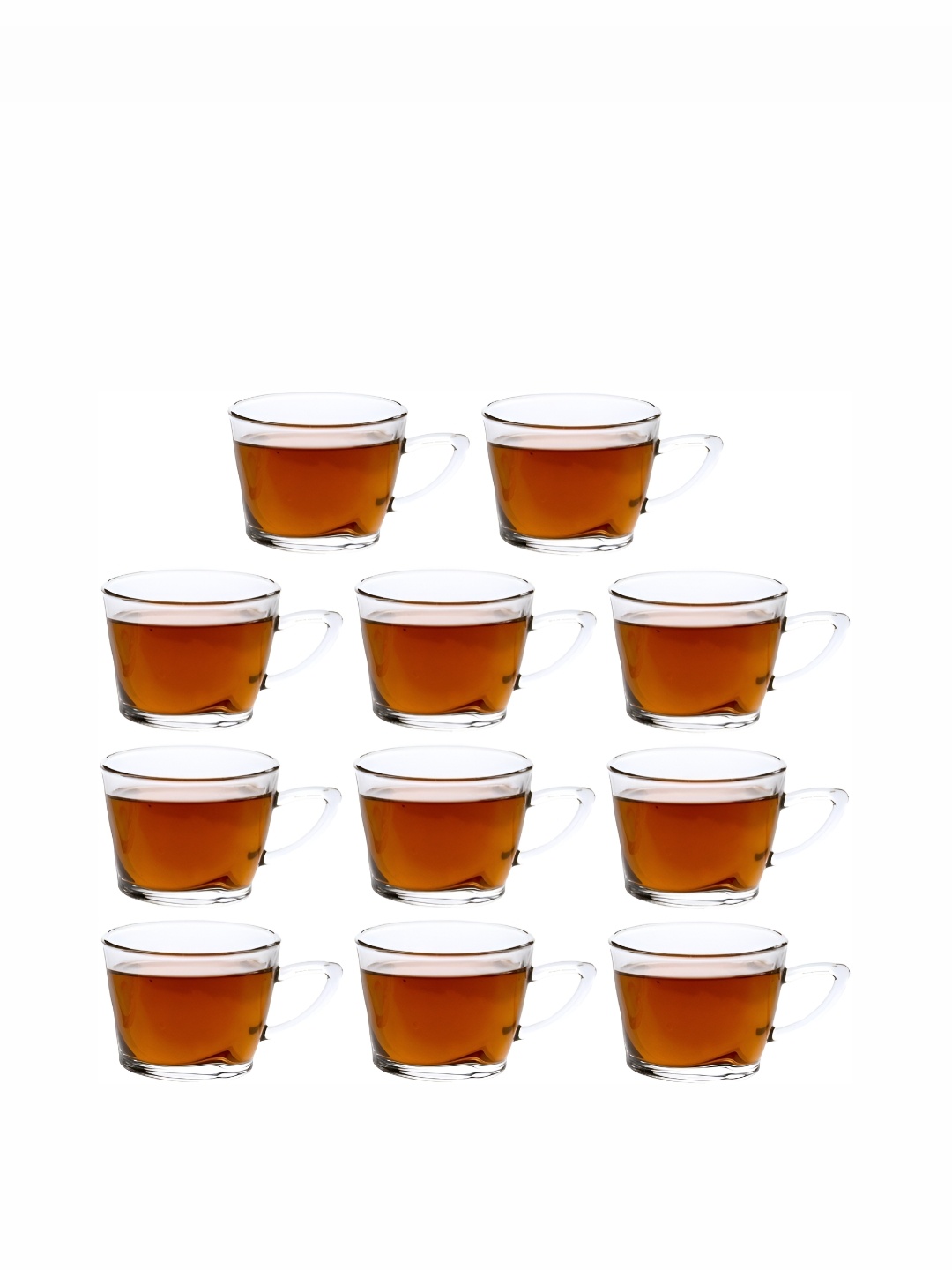 

Afast Transparent 11 Pieces Solid Glass Cups 170 ml