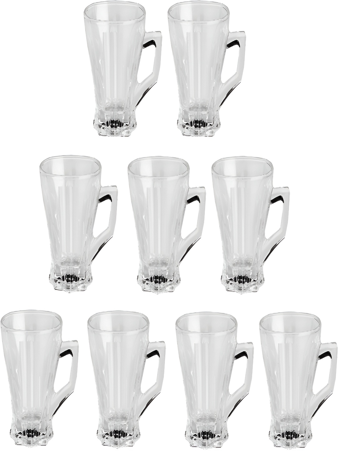 

Afast Transparent 9 Pieces Dishwasher Safe Glass Cups 120 Ml