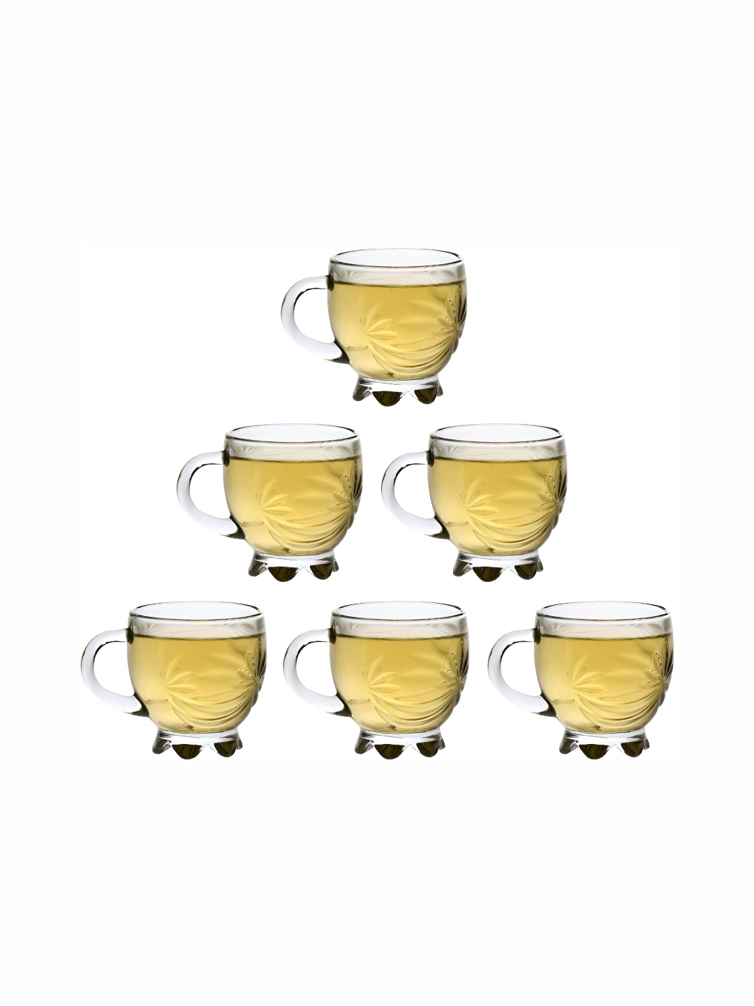 

Afast Transparent 6 Pieces Geometric Glass Cups 100 ml