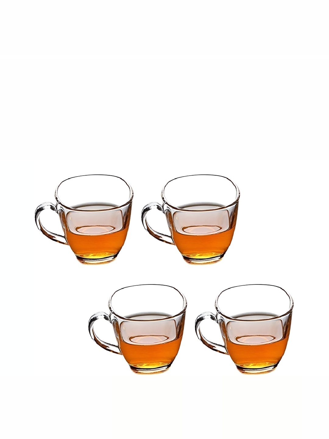 

Afast Transparent 4 Pieces Solid Glass Cups 100 Ml