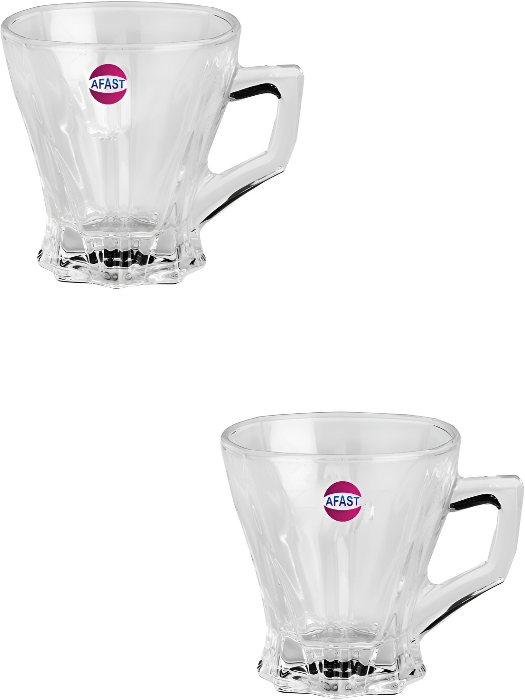 

Afast Transparent 2 Pieces Glass Transparent Cups 120 ml