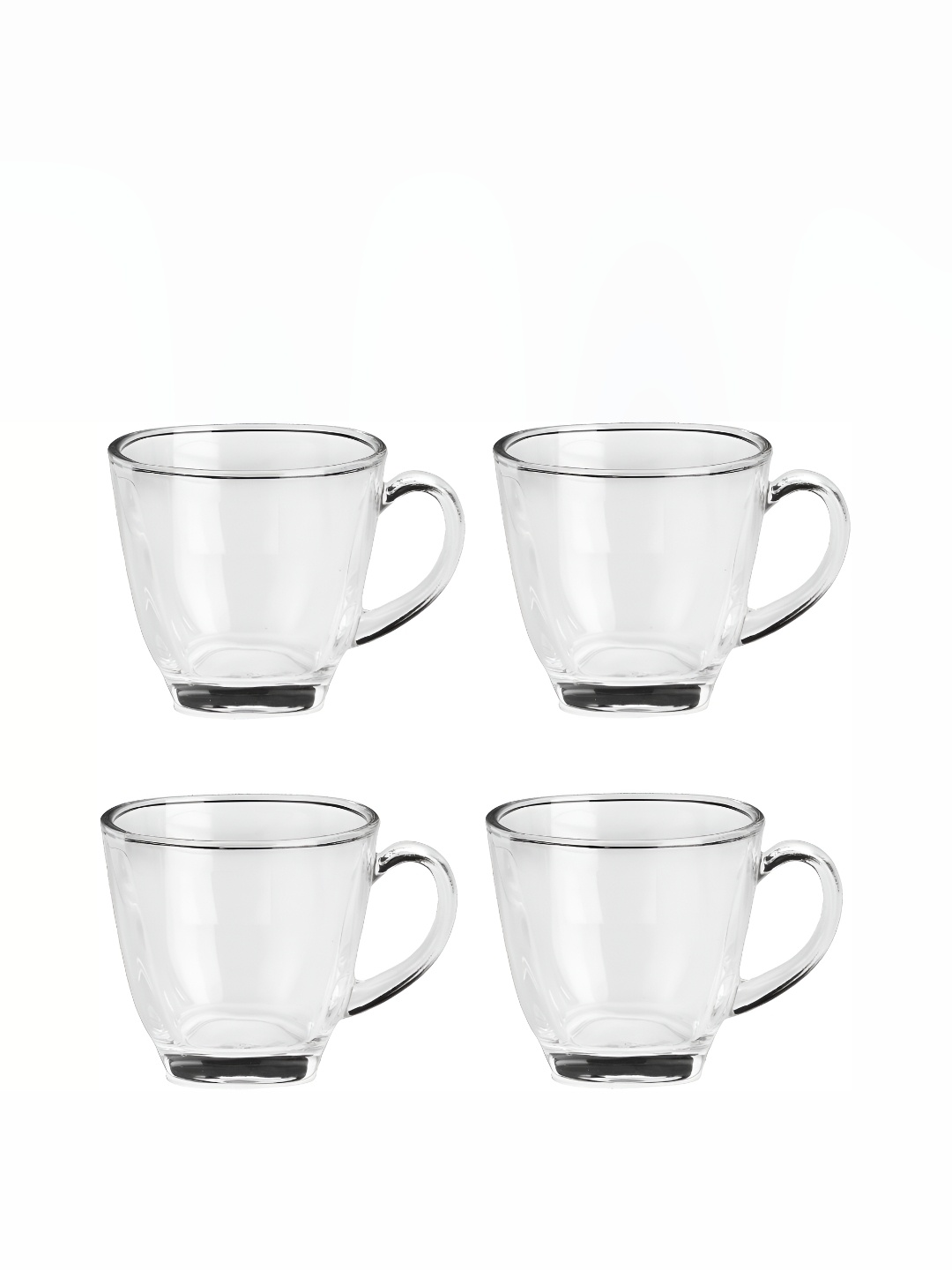 

Afast Transparent 4 Pieces Glass Cups and Mugs