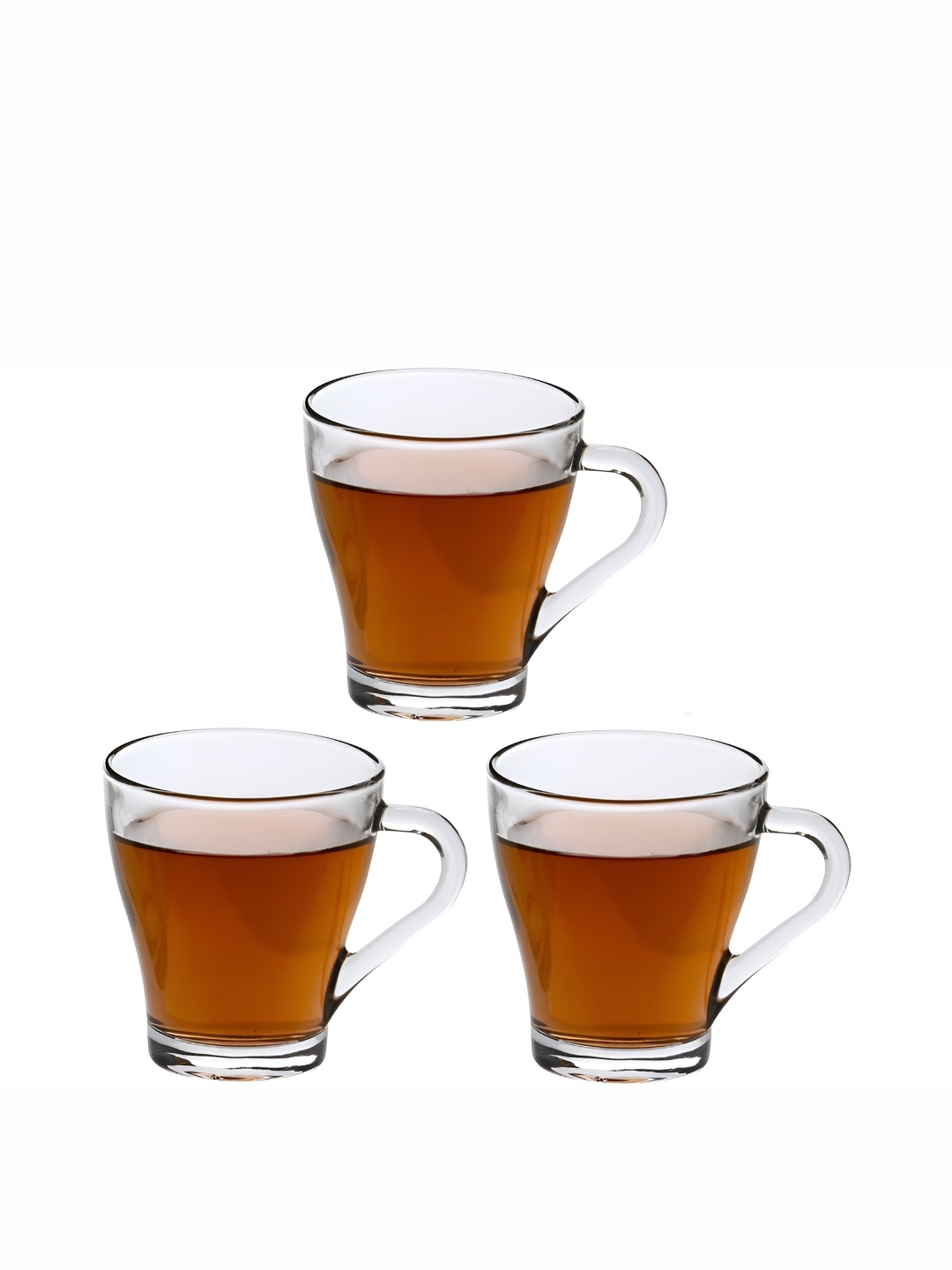 

Afast Transparent 3 Pcs Glass Cups and Mugs 240 ml