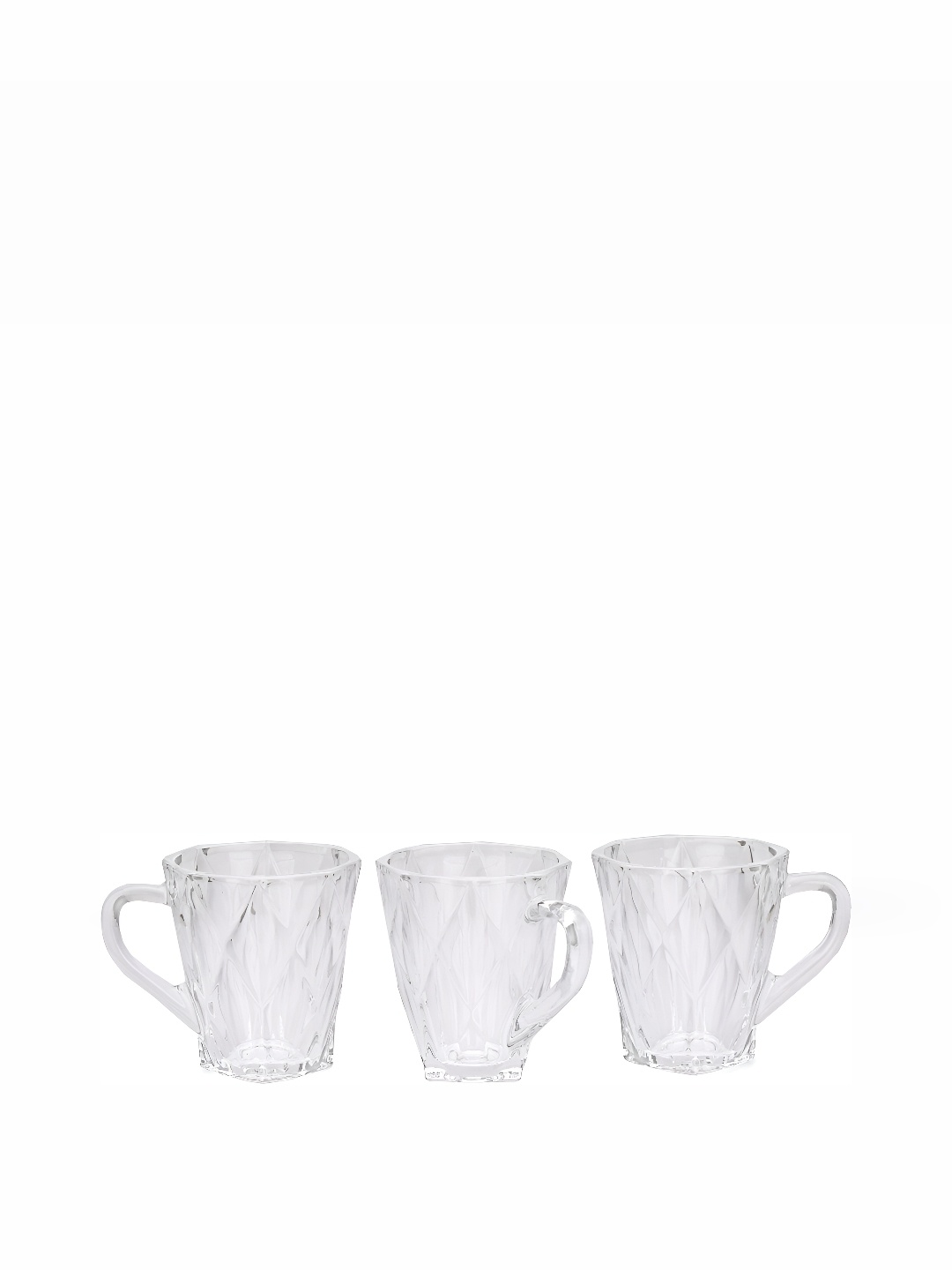 

Afast Transparent 3 Pieces Dishwasher Safe Glass Cups 140 Ml