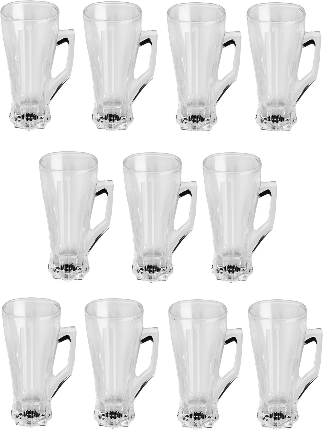 

Afast Transparent 11Pcs Geometric Solid Glass Transparent Cups & Mugs 120Ml