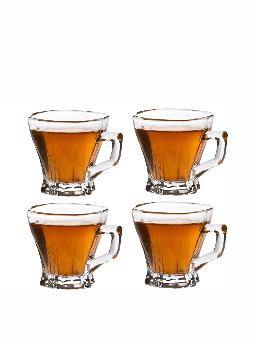 

Afast Transparent 4 Pcs Dishwasher Safe Glass Cups 120 ml