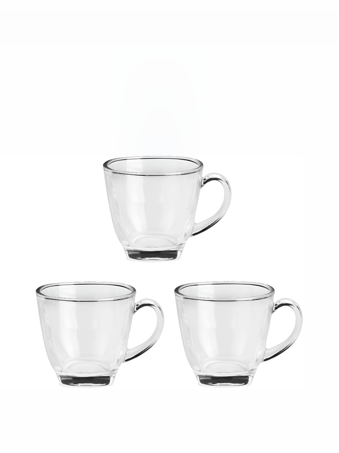 

Afast Transparent 3 Pieces Solid Glass Cups 100 ml