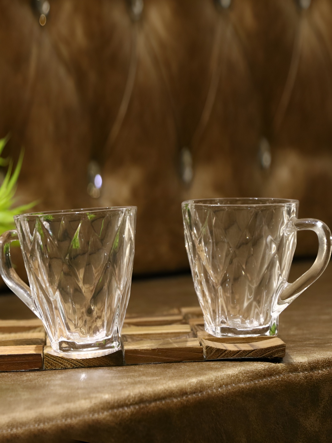 

Afast Transparent 2 Pcs Glossy Glass Cups 140 ml