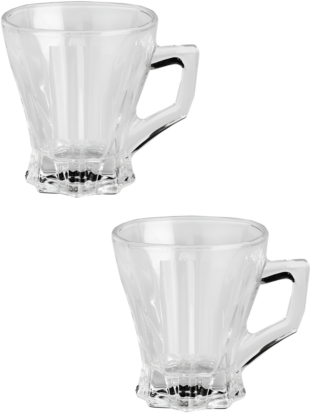 

Afast Transparent 2 Pieces Glass Cups and Mugs