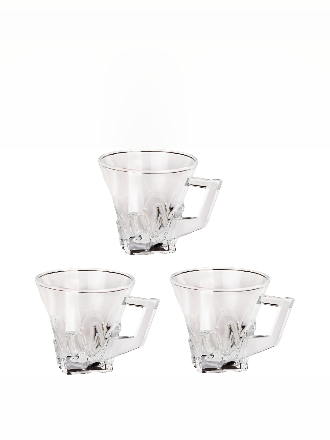 

Afast Transparent 3 Pieces Dishwasher Safe Glass Cups 100 Ml