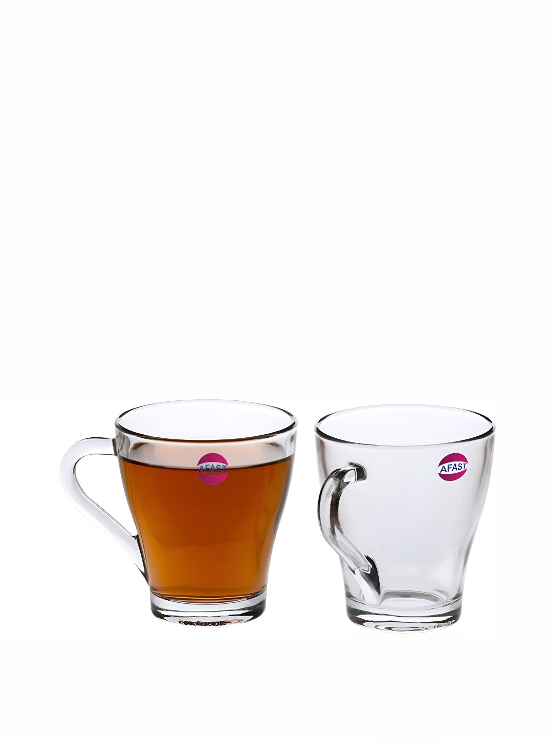 

Afast Transparent 2 Pieces Dishwasher Safe Glass Cups 240 ml