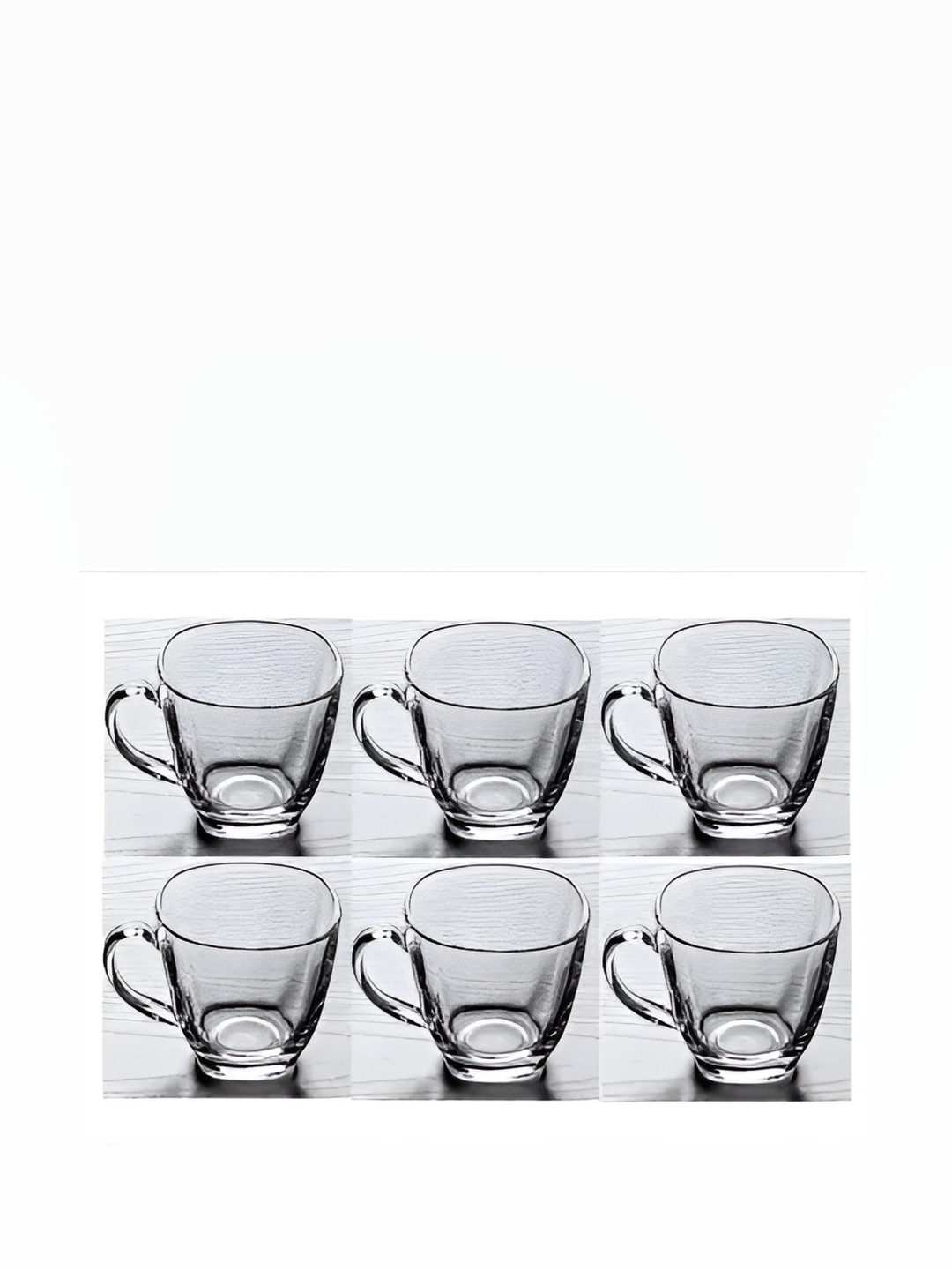 

Afast Transparent 6 Pieces Glass Cups Set