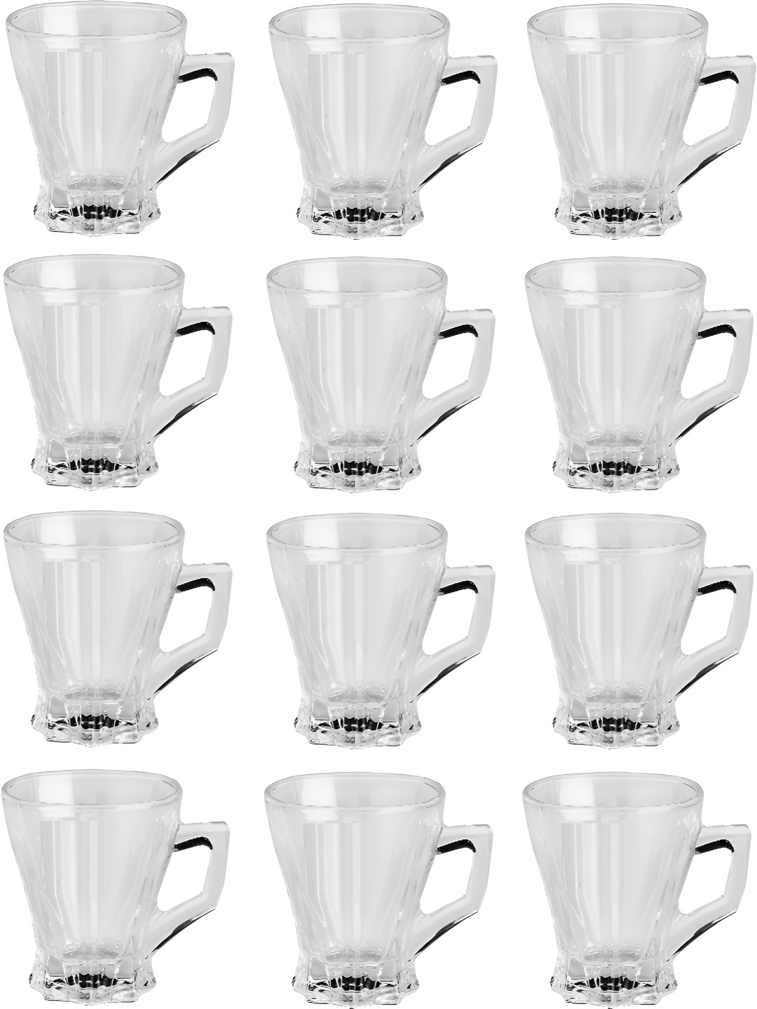 

Afast Transparent 12 Pieces Dishwasher Safe Glass Cups 120 Ml