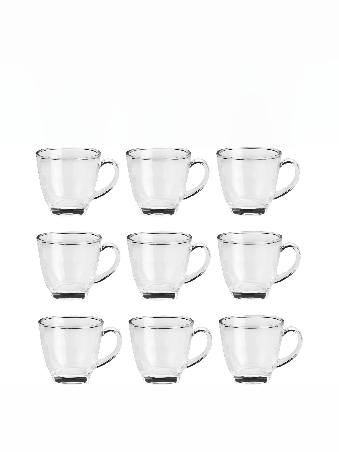 

Afast Transparent 9 Pieces Dishwasher Safe Glass Cups 100 ml