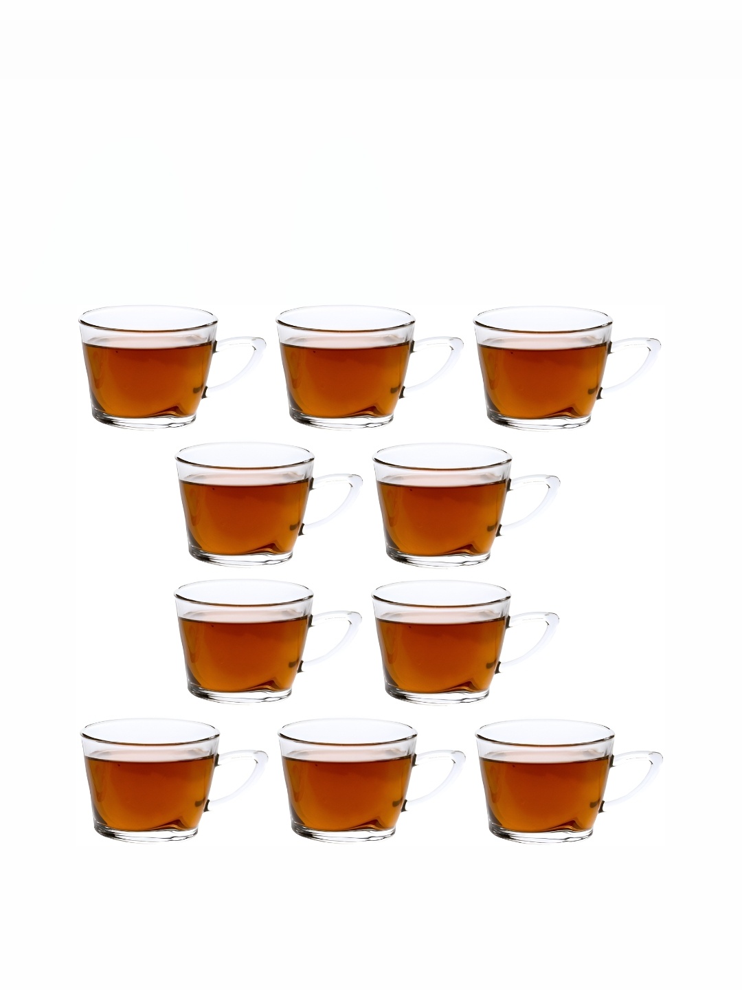 

Afast Transparent 10 Pieces Solid Glass Cups 170 ml