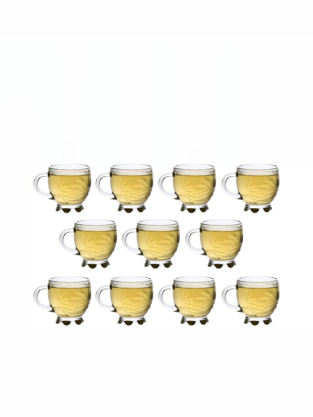 

Afast Transparent 11 Pcs Geometric Solid Glass Mugs 100ml