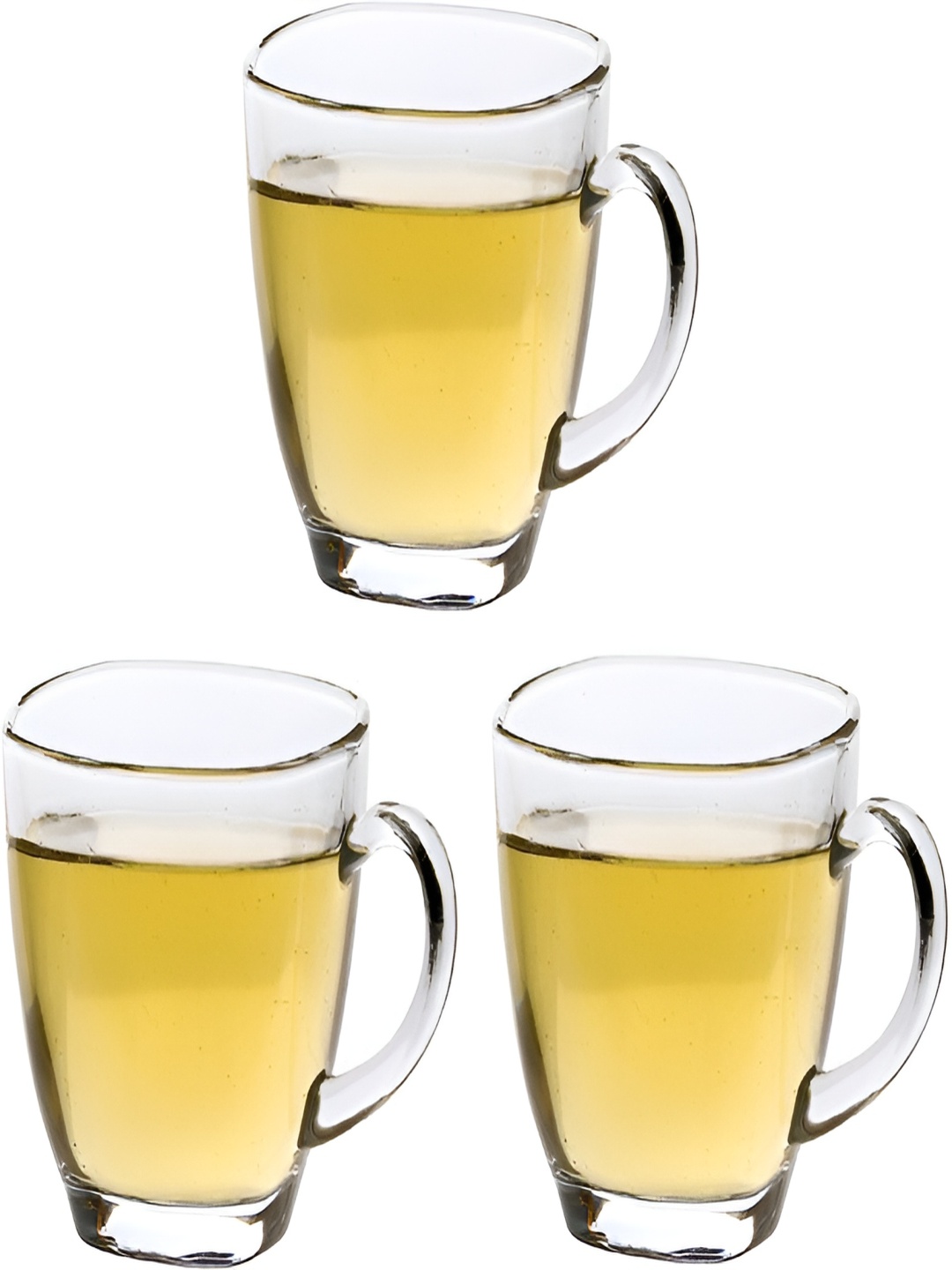 

Afast Transparent 3 Pcs Glossy Glass Cups 100 ml