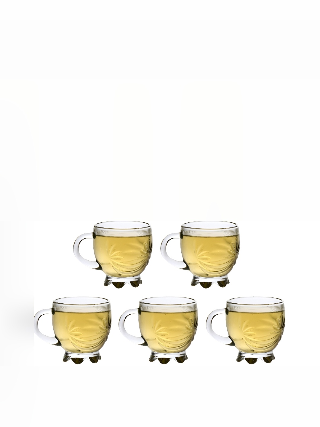 

Afast Transparent 5 Pieces Dishwasher Safe Glass Cups 100 ml